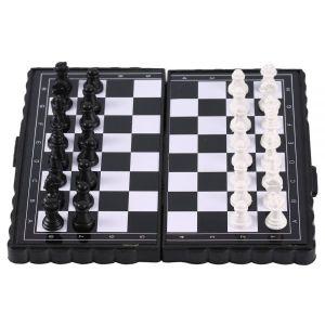 체스 보드 게임 입문용 미니 국제 접이식 마그네틱 플라스틱 휴대용 야외 세트 1세트