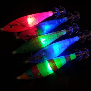[09피싱]오다리 LED 전자에기 갑오징어 쭈꾸미 한치 문어 에기 바다루어낚시 발광