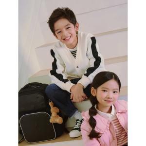 [시즌오프30%OFF][BEANPOLE KIDS] 져지소재 가디건  아이보리 (BI4141U060)