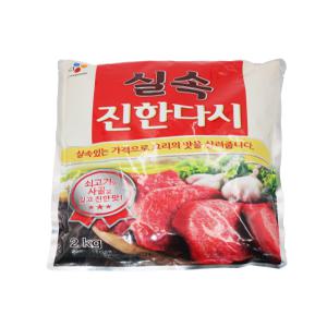 [랜선N마트] CJ제일제당 실속 진한다시 2kg / 다시다/ 쇠고기