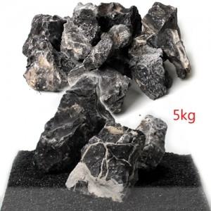 운암석 5kg / 수족관 어항 수조 바닥재 장식품 돌 자연석 조경석 레이아웃 수초 모스 활착 꾸미기