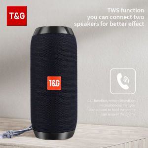 TG117 블루투스 스피커 휴대용 무선 사운드 박스 야외 라우드 방수 스테레오 서라운드 TF 라디오 지원