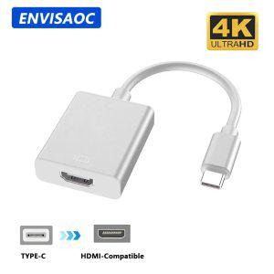 USB C 타입 HDMI 호환 어댑터, 스플리터 케이블 커넥터, 맥북 프로 에어 아이패드 삼성 화웨이 레노버 PC