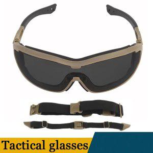 슈팅 전술 방풍 눈 라이딩 컬러 안경 오토바이 공기총 고글 보호 전쟁 선글라스 군용 게임 총알