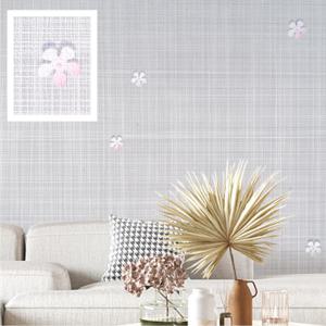 꽃무늬 회색 스트라이프 붙이는실크벽지 10m 인테리어 접착식 패턴 부분