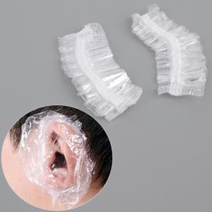 E샵 일회용 이어캡 귀 비닐커버 100P 세트 염색 파마 미용재료 파마용품 귀비닐캡