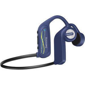 수영용 방수 헤드폰 골전도 블루투스 5.0 IPX8 16GB MP3 경량 이어폰 구동 멀티 스포츠 수영 안정적 착용