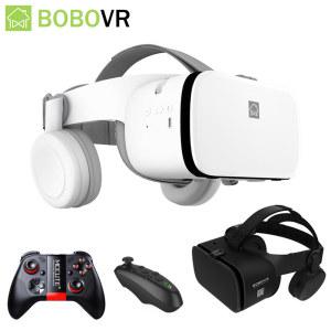 Bobo Bobovr Z6 블루투스 카스크 헬멧, 3D VR 안경, 스마트폰 고글 바이어 쌍안경용 가상 현실 헤드셋