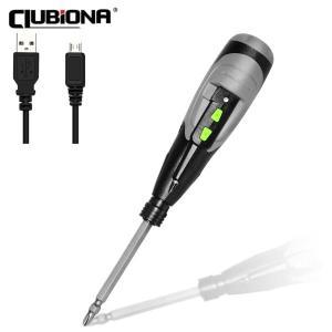 CLUBIONA36V 전동 스크루 드라이버 핸드 툴 퀵 릴리스 더블 엔드 스크류 비트 LED 라이트 USB 충전 핸드헬
