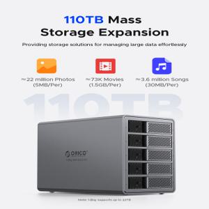 ORICO DAS 솔루션 표준 시리즈 알루미늄 도킹 3.5 치 USB3.0 5Gbps HDD 150W 전력 냉각 선풍기