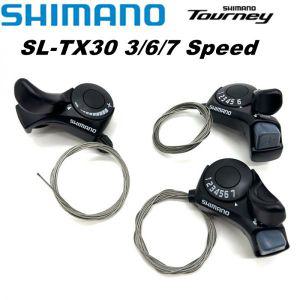 자전거변속기 시마노 투니 SL TX30 자전거 변속 레버 내부 기어 케이블 포함 시프터 3 단 6 s 7s 18/21 tx3