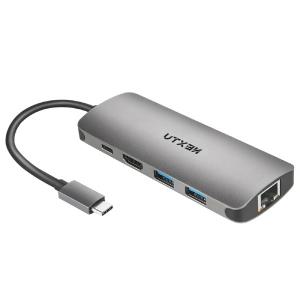 C타입 to UHD 4K HDMI USB3.0 PD충전 기가LAN포트 4in1 멀티 컨버터