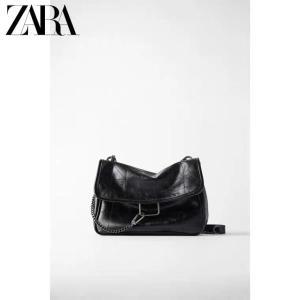 ZARA 자라백 크로스 숄더 락 부드러운 바디 메신저 체인 백 데일리백