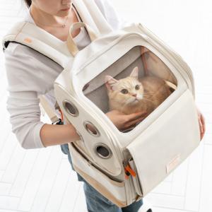 옥희독희 안심백 안전 교감형 고양이 강아지 이동장 백팩 이동가방