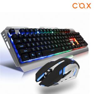 COX 콕스 CKM500 게이밍 LED 키보드 마우스 세트