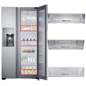 삼성 지펠 쇼케이스 양문형 냉장고 병꽂이 바구니 바스켓 케이스 RH62H90007FB RH62J8000SLB RH78K9370SL