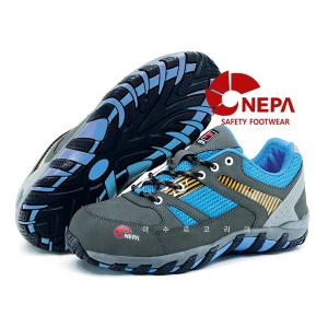 네파 NEPA-204블루 안전화 작업화 초경량 여름 남자 여자 주방 통풍 가벼운 건설