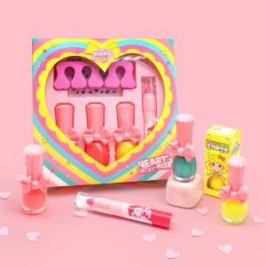 핑키 하트선물세트 유아매니큐어 어린이립스틱 화장품
