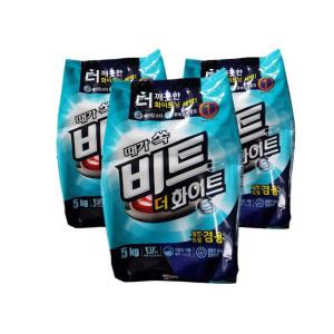 때가 쏙 비트 더 화이트 리필 5kg x3개 일반/드럼 겸용