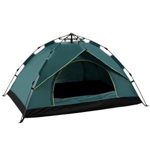 원터치쉘터 3 4 인용 자동 캠핑 텐트 가족 즉석 설치 천막 야외 휴대용 배낭 하이킹 여행 210D 옥스포드