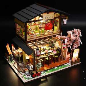 일본식 하우스 피규어 전통 가옥 미니어처 DIY 조립식 모형 제품