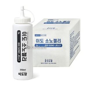 이도팜 소노젤리 투명 250ml 60개(Box) 소노겔 초음파젤 화이트 ECG