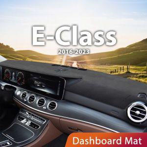 대쉬보드 커버 대시보드 패드 가죽 매트 메르세데스 벤츠 E 클래스 W213 E200 E250 E300 E220d AMG 2016-20