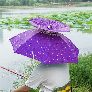 [신세계몰]머리에쓰는 모자우산 핸즈프리 파라솔 자외선차단 햇빛가리개 그늘막 낚시 우산