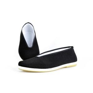 중국 라인댄스신발 남성 무술 학자 플랫 편안한 표준 코드 검은 천 신발