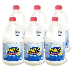 엑소 큐트베어 향락스 2L x 6개 살균/표백/소독/세제/레몬향