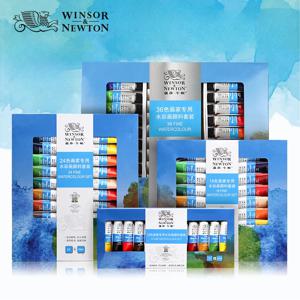 Winsor & Newton 전문 수채화 물감 안료 12/18/24/36 색상 예술가를위한 10ML 수채화 그림 미술 용품