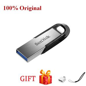 Sandisk USB 3.0 펜 드라이브, 오리지널 CZ73 울트라 플레어, 32GB 펜 드라이브, 64GB, 16GB, 128GB, 256GB, 512GB, 플래시 드라이브 메모리 스틱, 150 MB/S