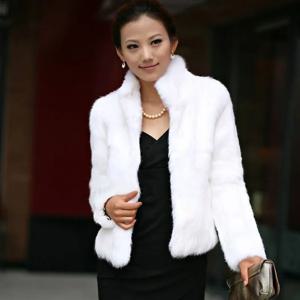 Lucyever 여성용 블랙 화이트 인조 모피 코트, 고품질 짧은 모조 모피 재킷, 여성 플러시 아우터, 가을 겨울, 신상