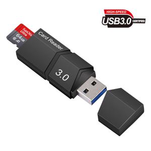 마이크로 SD 카드 리더기 USB 3.0 카드 리더기, 2.0 USB 마이크로 SD 어댑터 플래시 드라이브 스마트 메모리 카드 리더기