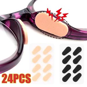 자체 접착 눈 안경 코 패드, EVA 폼, 미끄럼 방지, 재사용 가능한 미니 소프트 타원형 유리 안경 액세서리 키트