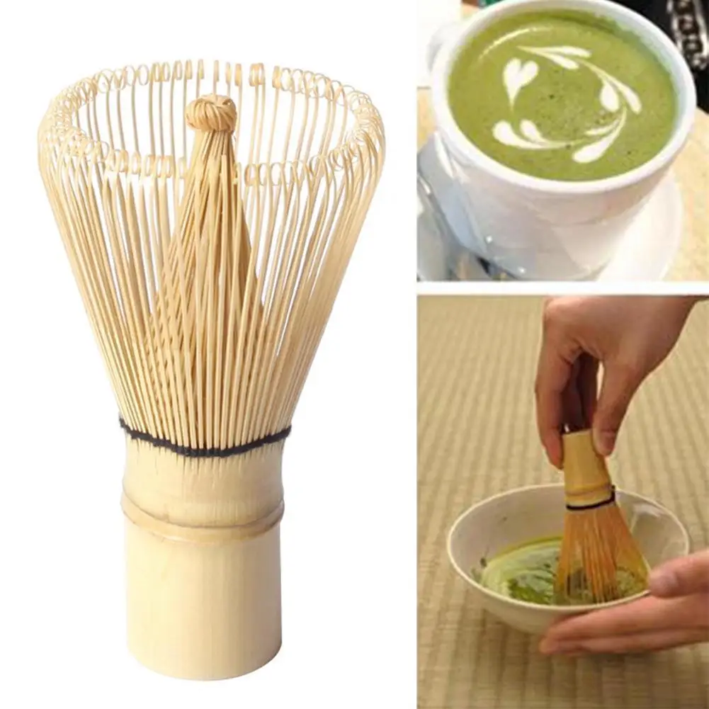 일본식 대나무 말차 실용적인 파우더 거품기, 커피 녹차 브러시, 연마기 브러시, 차 액세서리