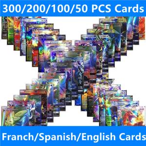카타스 포켓몬 프렌차이즈 스페인어 카드, 스페인어, 프랑스어, 영어, 독일어, 이탈리아어 카드, 300 G x 300 V Max VMAX 100, 5-300PCs