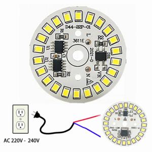 PaaMaa LED 전구 패치 램프 SMD 플레이트, 전구 조명용 원형 모듈 광원 플레이트, LED 다운라이트 칩 스포트라이트, AC 220V