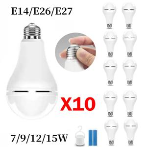 콜드 화이트 LED 램프, E27 LED 전구, 배터리 조명 램프, AC90-265V 지능형 조명, 에너지 절약, 핫 세일, 7W, 9W, 12W, 15W, 10 개