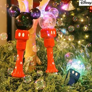 디즈니 만화 미키 마우스 자동 블로우 버블 스틱, 조명 및 음악 방수 장난감, 어린이 소녀 장난감 선물