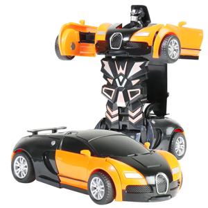 변신 미니 자동차 로봇 장난감, 애니메이션 액션 충돌 변신 모델, 변형 차량 장난감, 어린이를 위한 선물, 2 in 1