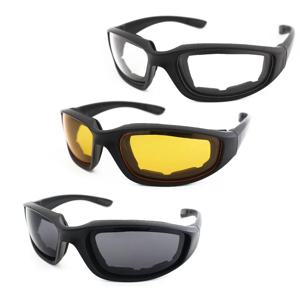 범용 오토바이 안경 편광 선글라스, 후팅 눈 보호용 방풍 모토 고글, UV400 김서림 방지 투명 렌즈