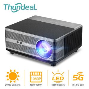 ThundeaL 빔프로젝터 1080P 풀 HD LED 프로젝터, 4K 와이파이 안드로이드 프로젝터, 자동 초점 TD98 TD98W PK DLP 3D 비디오, 스마트 홈 시어터 비머 빔프로젝터 4k 한글지원