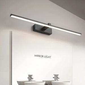 모던 LED 벽 조명 욕실 하드웨어 벽 램프, 알루미늄 LED 욕실 거울 라인 램프, 메이크업 조명, 3 가지 색상