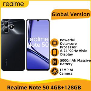 Realme Note 50 강력한 옥타코어 프로세서, 3 카드 슬롯, 128GB 6.74 인치, 90Hz 화면, 5000mAh 배터리, 13MP AI 카메라, 신제품