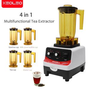 XEOLEO 4 in 1 차 브루잉 머신, 버블 티 티프레소 머신, 다기능 식품 믹서기 스무디 메이커, 브루 크림 밀크 셰이커