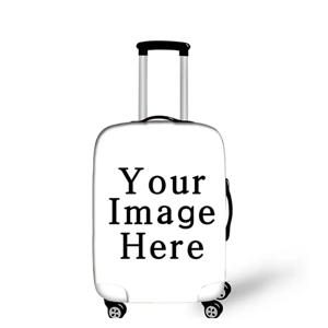 사용자 정의 이미지 이름 로고 수하물 커버, 여행 가방 보호 커버, 탄성 방진 케이스 커버 트롤리, 18-32 인치