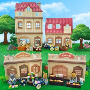 1:12 미니어처 가구 숲 가족 주방 장난감, 미니 인형 집 액세서리 시뮬레이션 룸 세트, 소녀 놀이 집 장난감 선물