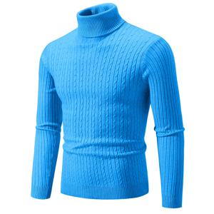 남성용 터틀넥 스웨터, 따뜻한 피트니스 풀오버, 캐주얼 스웨터, 신제품