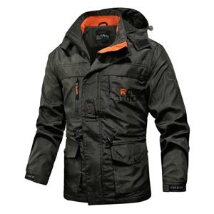 남성용 후드 야외 밀리터리 재킷, 얇은 방풍 및 방수 하이킹 재킷, 고품질 남성 바람막이 코트, 용수철 가을, 5X